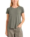 Splendid Abbie Cotton Blend Slub Jersey T-shirt In Soft Vob