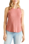 Splendid Acadia Slub Cotton Tank In Sunset