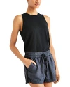 Splendid Curve Hem Tank In Black