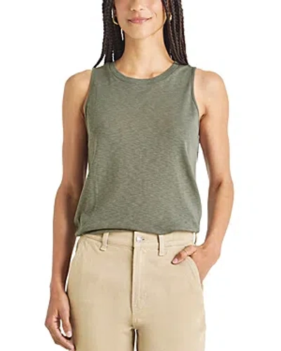 Splendid Acadia Slub Tank Top In Green