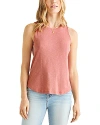 Splendid Acadia Slub Cotton Tank In Sunset