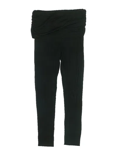 Pre-owned Splendid Active Pants In Black