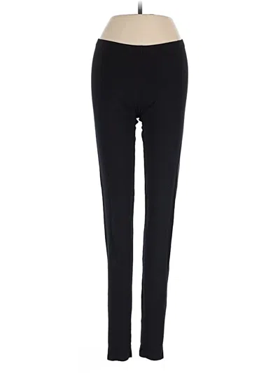 Pre-owned Splendid Active Pants In Black