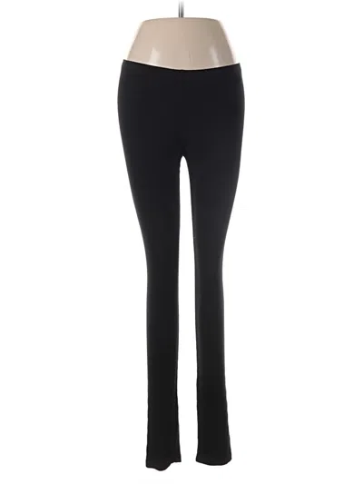 Pre-owned Splendid Active Pants In Black