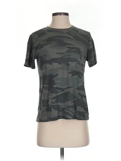 Pre-owned Splendid Active T-shirt In Green