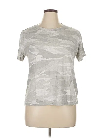 Pre-owned Splendid Active T-shirt In Silver