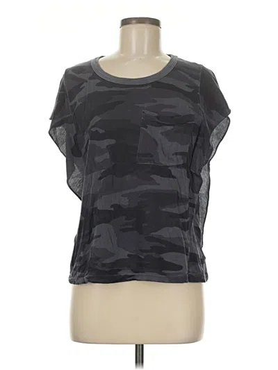 Pre-owned Splendid Active T-shirt In Gray