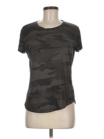 Pre-owned Splendid Active T-shirt In Gray