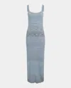Splendid Adalyn Sleeveless Ribbed Sweater Dress In Blue Multi