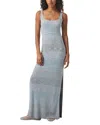 Splendid Adalyn Sleeveless Ribbed Sweater Dress In Blue Multi