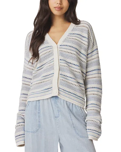 Splendid Addison Stripe Cardigan Sweater In Multi