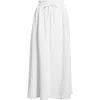 Splendid Melanie Tiered Drawstring Maxi Skirt In White