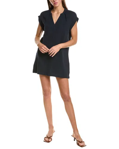 Splendid Adele Gauze Shirtdress In Blue