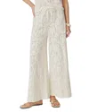 Splendid Air Burnout Drawstring Pants In White