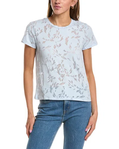 Splendid Air Burnout T-shirt In Blue