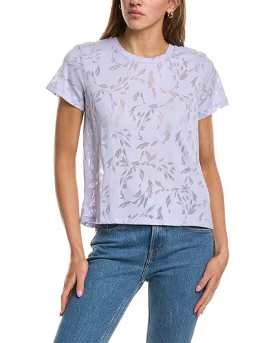 Splendid Air Burnout T-shirt In Purple