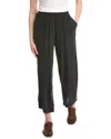 Splendid Alessandra Wide Leg Silk Pant In Black