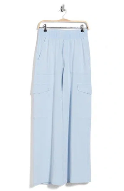 Splendid Alessia Cargo Sweatpants In Blue