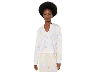 Splendid Alessia Lemon Pullover Women's Sweatshirt Lemon Print: Xs (women's 0-2) In Multi