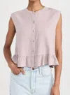Splendid Alice Button Down Tank Rattan