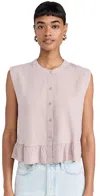 Splendid Alice Button Down Tank Rattan In Rattan