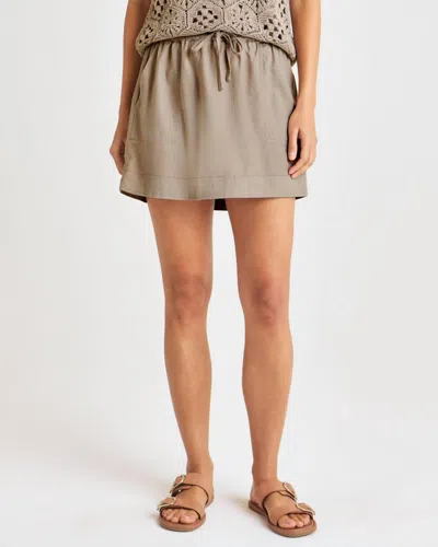 Splendid Alice Mini Skirt In Rattan