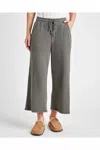 Splendid Alina Waffle Wide Leg Pants In Soft Vintage Olive Branch In Multi