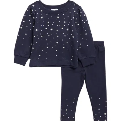 Splendid Babies'  All The Lights Sweatshirt & Leggings Set In Blue