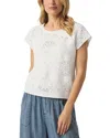 Splendid Anderson Open Stitch Sweater In White