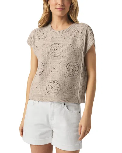 Splendid Anderson Crochet Top In Brown