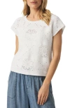 Splendid Anderson Open Stitch Sweater In White