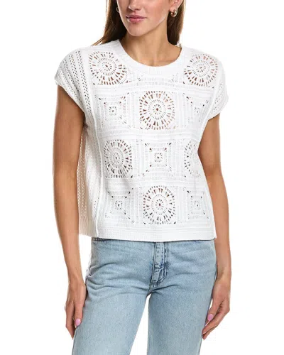 Splendid Anderson Sweater Tank In White
