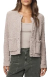 Splendid Andrea Crop Cardigan In Brown