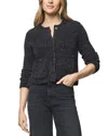 Splendid Andrea Crop Cardigan In Gray