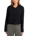 Splendid Andrea Cropped Cardigan In Black