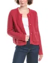 Splendid Andrea Cropped Cardigan In Green