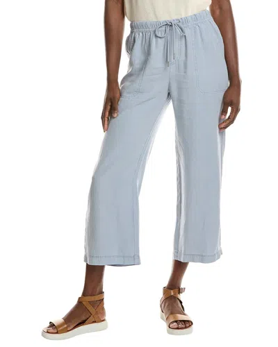 Splendid Angie Crop Linen-blend Wide Leg Pant In Multi