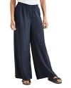 Splendid Angie Palazzo Pants In Navy