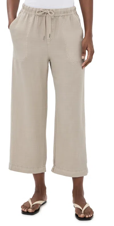 Splendid Angie Crop Trousers Fawn In Neutral
