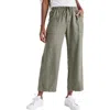 Splendid Angie Crop Wide Leg Pants In Gray