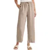 Splendid Angie Crop Wide Leg Pants In Gray