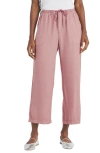 Splendid Angie Cropped Wide Leg Pants In Lotus