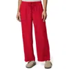 Splendid Angie Crop Wide Leg Pants In Red