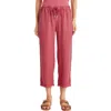 Splendid Angie Crop Wide Leg Pants In Rossa