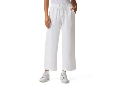 Splendid Angie Crop Wide Leg Pants In White