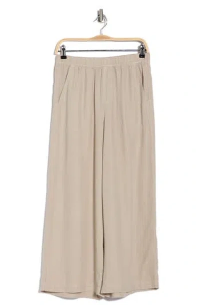 Splendid Angie Cropped Palazzo Pants In Brown