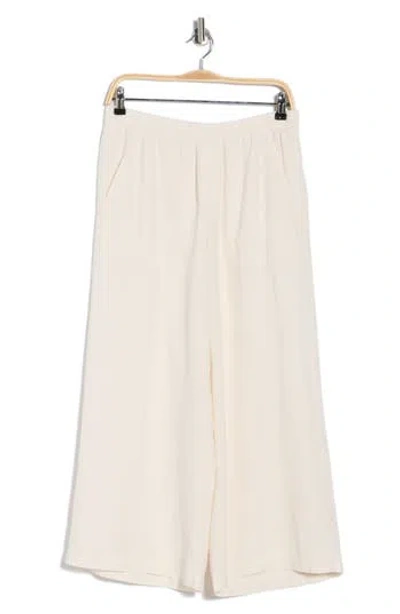 Splendid Angie Cropped Palazzo Pants In Neutral