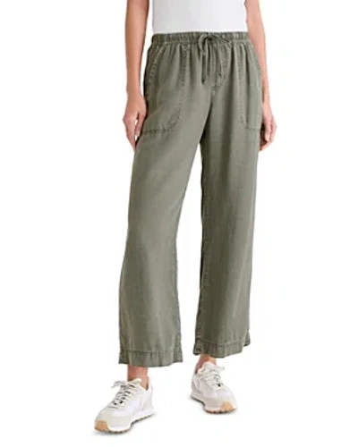 Splendid Angie Cropped Wide Leg Trousers In Soft Vob