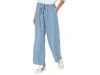 Splendid Angie Denim Pants In Blue