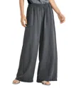 Splendid Giada Sandwash Palazzo Pant In Lead Grey In Lead